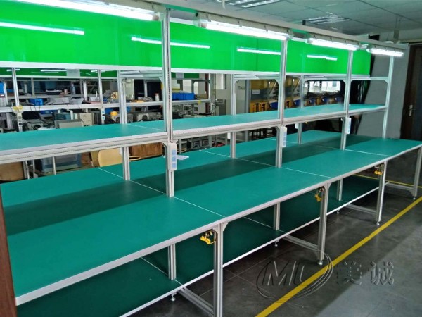 組裝電子廠流水線工作臺需要哪些型材和配件？